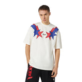 T-Shirt Uomo Phobia Red Blue Starry Lightning Bianco | NonSoloSport