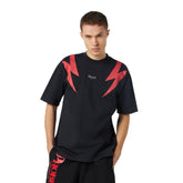 T-Shirt Uomo Phobia Screaming Skulls Nero | NonSoloSport