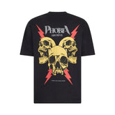 T-Shirt Uomo Phobia Screaming Skulls Nero | NonSoloSport
