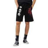 Shorts Uomo Phobia Skull Print Nero | NonSoloSport