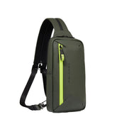 Zaino Monospalla Piquadro Waterproof Verde | NonSoloSport
