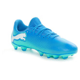 Scarpa da Calcio Bambino Future 7 Play Firm Ground Artificial Ground Azzurro | NonSoloSport