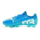 Scarpa da Calcio Bambino Future 7 Play Firm Ground Artificial Ground Azzurro | NonSoloSport