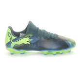Scarpa da Calcio Bambino Puma Future 7 Play Firm Ground Artificial Ground Grigio Viola | NonSoloSport