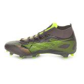 Scarpa da Calcio Uomo Puma Ultra 5 Match+ Firm Ground Artificial Ground Grigio Lime | NonSoloSport