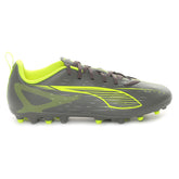 Scarpa da Calcio Bambino Puma Ultra 5 Play Multi Ground Grigio Lime | NonSoloSport