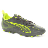 Scarpa da Calcio Bambino Puma Ultra 5 Play Multi Ground Grigio Lime | NonSoloSport