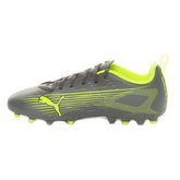 Scarpa da Calcio Bambino Puma Ultra 5 Play Multi Ground Grigio Lime | NonSoloSport