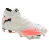Scarpa da Calcio Uomo Puma Future 8 Ultimate Terreni Misti e Morbidi Bianco Rosso | NonSoloSport