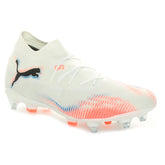 Scarpa da Calcio Uomo Puma Future 8 Match Mxsg Terreni Naturali Morbidi Bianco Rosso | NonSoloSport