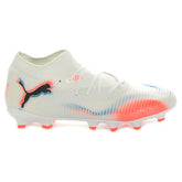 Scarpa da Calcio Bambino Puma Future 8 Pro Terreni Compatti Terreni Artificiali Bianco Rosso | NonSoloSport