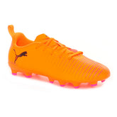 Scarpa da Calcio Ragazzo Puma Future 8 Play Terreni Naturali Terreni Artificiali Arancione | NonSoloSport