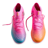 Scarpa da Calcio Uomo Puma Future 9 Pro Firm Ground Artificial Ground Rosa Blu | NonSoloSport
