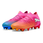 Scarpa da Calcio Uomo Puma Future 9 Ultimate FG Rosa Blu | NonSoloSport
