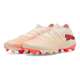 Scarpa da Calcio Uomo Puma Future 9 Match Terreni Compatti Terreni Artificiali Beige Rosso | NonSoloSport