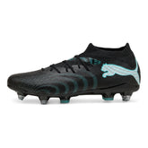 Scarpa da Calcio Uomo Puma Future 9 Match Terreni Morbidi Nero Azzurro | NonSoloSport
