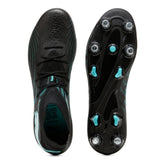 Scarpa da Calcio Uomo Puma Future 9 Match Terreni Morbidi Nero Azzurro | NonSoloSport