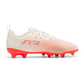 Scarpa da Calcio Ragazzo Puma Future 9 Play Terreni Compatti Terreni Sintetici Beige Rosso | NonSoloSport
