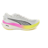 Scarpa da Running Donna Puma Deviate Nitro 3 Bianco Nero Lime | NonSoloSport