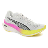 Scarpa da Running Donna Puma Deviate Nitro 3 Bianco Nero Lime | NonSoloSport