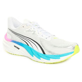 Scarpa da Running Uomo Puma Velocity Nitro 4 Bianco Blu Rosa | NonSoloSport