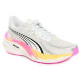 Scarpa da Running Donna Puma Velocity Nitro 4 Bianco Nero Rosa | NonSoloSport
