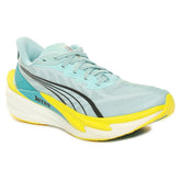 Scarpa da Running Donna Puma Deviate NITRO 4 Azzurro Giallo | NonSoloSport