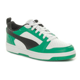 Sneakers Ragazzo Puma Rebound V6 Lo Bianco Verde | NonSoloSport