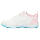 Sneakers Bambino Puma Rebound V6 Azzurro Rosa | NonSoloSport