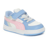Sneakers Neonato Puma Caven III Block Ac Bianco Azzurro Rosa | NonSoloSport