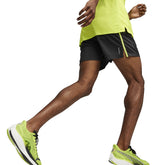 Puma Shorts Velocity 5" Run Favorite Uomo Nero Lime | NonSoloSport