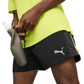 Puma Shorts Velocity 5" Run Favorite Uomo Nero Lime | NonSoloSport