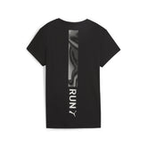 Puma T-Shirt Run Favorites Graphic Donna Nero | NonSoloSport