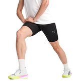 Shorts Calzamaglia Uomo Puma Run Foundation 8" Nero | NonSoloSport