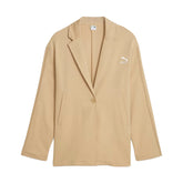 Giacca Donna Puma Blazer Satin Tape Beige | NonSoloSport