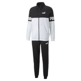 Tuta Uomo Puma Power Colorblock Nero Bianco | NonSoloSport