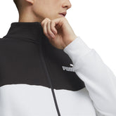 Tuta Uomo Puma Power Colorblock Nero Bianco | NonSoloSport