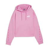 Felpa Donna Puma Ess Tape Rosa Malva | NonSoloSport