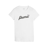 T-Shirt Donna Puma Ess+ Script Bianco | NonSoloSport