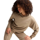 Felpa Donna Puma Ess Elevated Beige | NonSoloSport