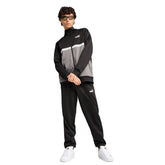 Tuta Uomo Puma Colorblock Nero Grigio | NonSoloSport