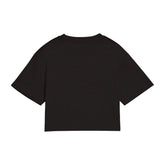 T-Shirt Bambina Puma Cropped Nero | NonSoloSport