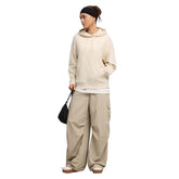 Felpa Donna Puma Essentials Elevated Beige | NonSoloSport