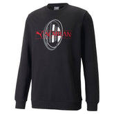 Puma Felpa Ac Milan Ftbl legacy Crew Uomo Nero | NonSoloSport