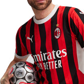 Maglia da Calcio Uomo Puma Ac Milan Home 24/25 Replica Rosso Nero | NonSoloSport