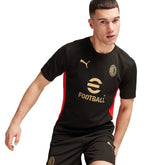 Maglia Calcio Uomo Puma Allenamento AC Milan Nero Rosso | NonSoloSport