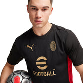 Maglia Calcio Uomo Puma Allenamento AC Milan Nero Rosso | NonSoloSport