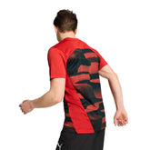Maglia Calcio Uomo Puma pre-partita AC Milan Rosso Nero | NonSoloSport