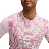 Maglia Calcio Uomo Puma pre-partita AC Milan Viola Rosa | NonSoloSport