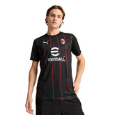 Maglia Calcio Uomo Puma Pre-Partita AC Milan Nero Rosso | NonSoloSport